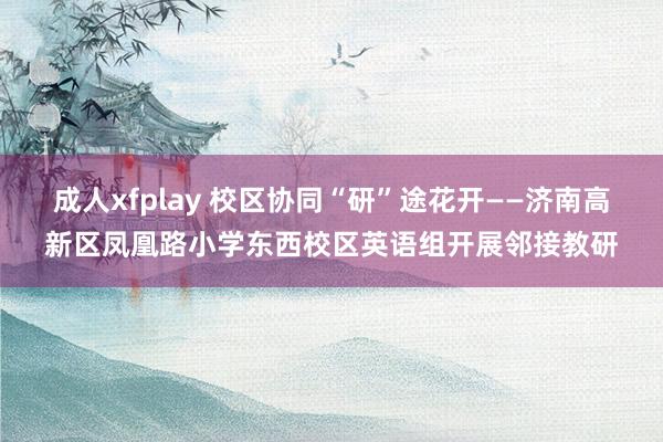 成人xfplay 校区协同“研”途花开——济南高新区凤凰路小学东西校区英语组开展邻接教研